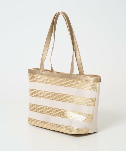 GEORGES RECH / ジョルジュ・レッシュ トートバッグ | スパンコールボーダー刺繍シアートートバッグ | 詳細6