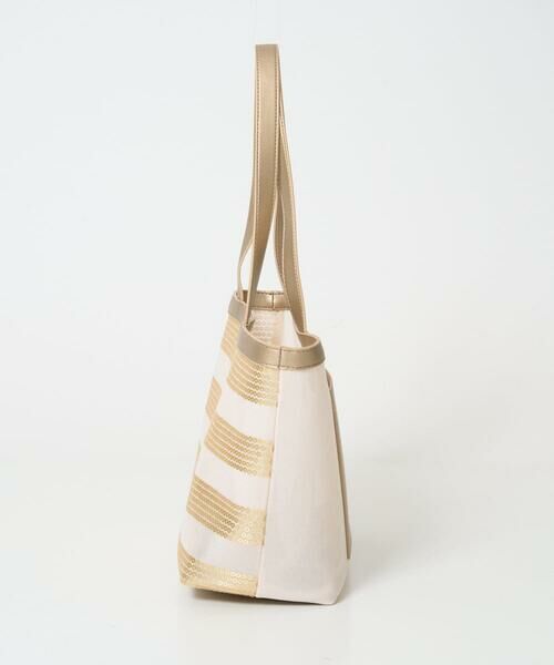 GEORGES RECH / ジョルジュ・レッシュ トートバッグ | スパンコールボーダー刺繍シアートートバッグ | 詳細7