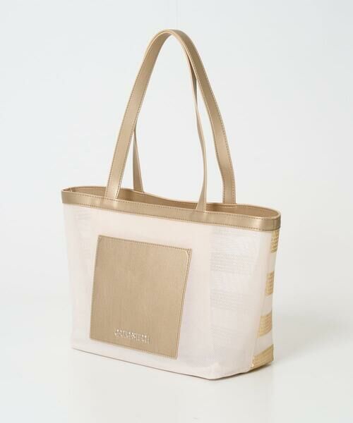 GEORGES RECH / ジョルジュ・レッシュ トートバッグ | スパンコールボーダー刺繍シアートートバッグ | 詳細8