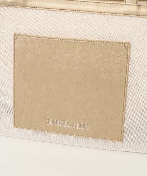 GEORGES RECH / ジョルジュ・レッシュ トートバッグ | スパンコールボーダー刺繍シアートートバッグ | 詳細9