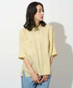 GEORGES RECH / ジョルジュ・レッシュ シャツ・ブラウス | バンドカラードルマンスリーブブラウス