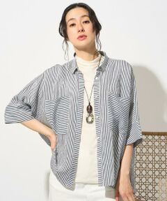 GEORGES RECH / ジョルジュ・レッシュ シャツ・ブラウス | バンドカラードルマンスリーブブラウス