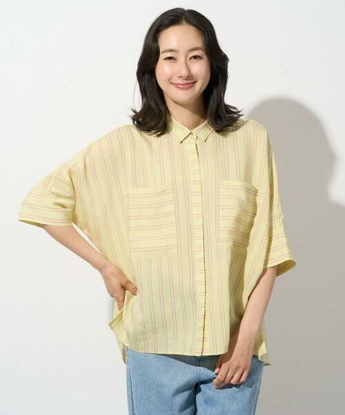 GEORGES RECH / ジョルジュ・レッシュ シャツ・ブラウス | バンドカラードルマンスリーブブラウス | 詳細1