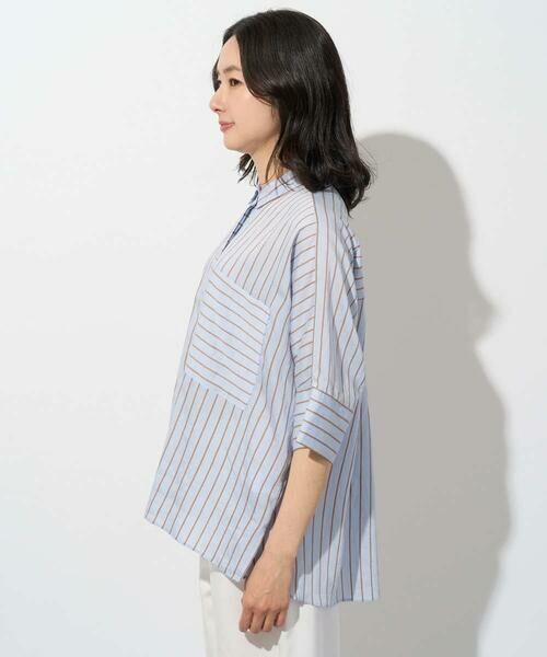 GEORGES RECH / ジョルジュ・レッシュ シャツ・ブラウス | バンドカラードルマンスリーブブラウス | 詳細10