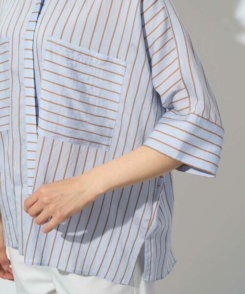 GEORGES RECH / ジョルジュ・レッシュ シャツ・ブラウス | バンドカラードルマンスリーブブラウス | 詳細13