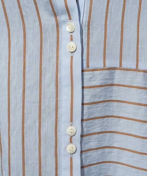 GEORGES RECH / ジョルジュ・レッシュ シャツ・ブラウス | バンドカラードルマンスリーブロングブラウス | 詳細17