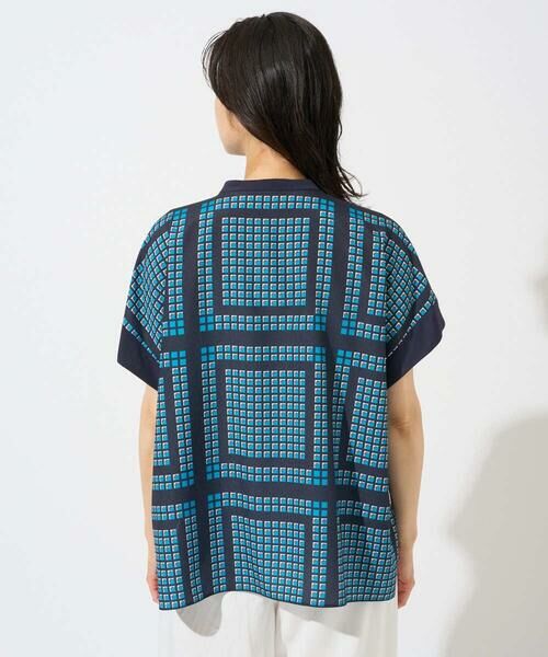 GEORGES RECH / ジョルジュ・レッシュ シャツ・ブラウス | [日本製/セットアップ対応]ジオメトリックスカーフ柄ブラウス | 詳細17
