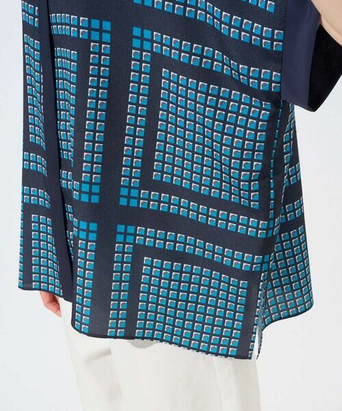 GEORGES RECH / ジョルジュ・レッシュ シャツ・ブラウス | [日本製/セットアップ対応]ジオメトリックスカーフ柄ブラウス | 詳細20