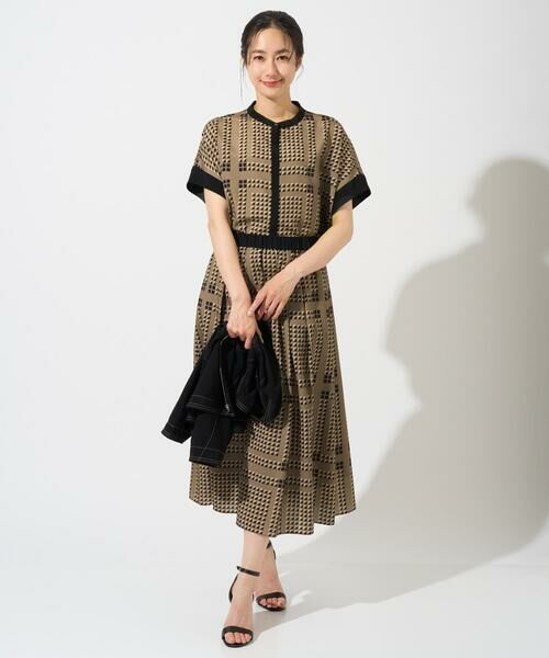 GEORGES RECH / ジョルジュ・レッシュ シャツ・ブラウス | [日本製/セットアップ対応]ジオメトリックスカーフ柄ブラウス | 詳細5