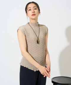 GEORGES RECH / ジョルジュ・レッシュ シャツ・ブラウス | プリーツフレンチスリーブプルオーバー