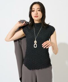 GEORGES RECH / ジョルジュ・レッシュ シャツ・ブラウス | プリーツフレンチスリーブプルオーバー