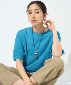 GEORGES RECH / ジョルジュ・レッシュ ニット・セーター | [日本製]ホールガーメントストレッチ5分袖ニット