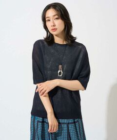 GEORGES RECH / ジョルジュ・レッシュ ニット・セーター | [日本製]ホールガーメントストレッチ5分袖ニット