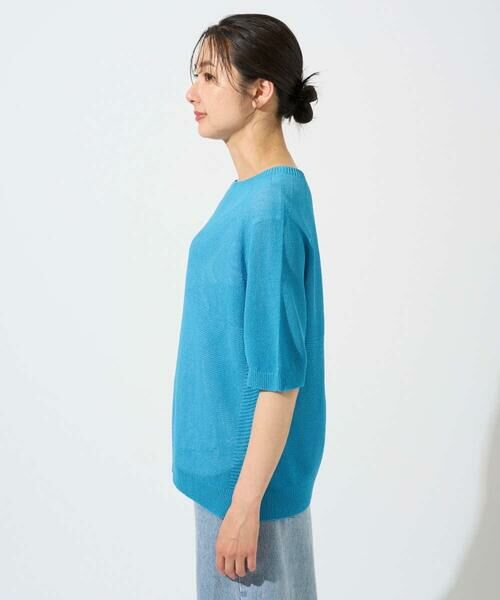 GEORGES RECH / ジョルジュ・レッシュ ニット・セーター | [日本製]ホールガーメントストレッチ5分袖ニット | 詳細14