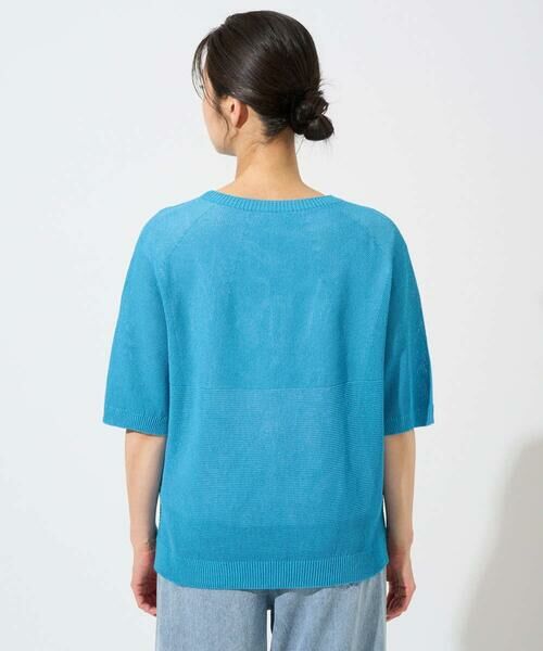 GEORGES RECH / ジョルジュ・レッシュ ニット・セーター | [日本製]ホールガーメントストレッチ5分袖ニット | 詳細15