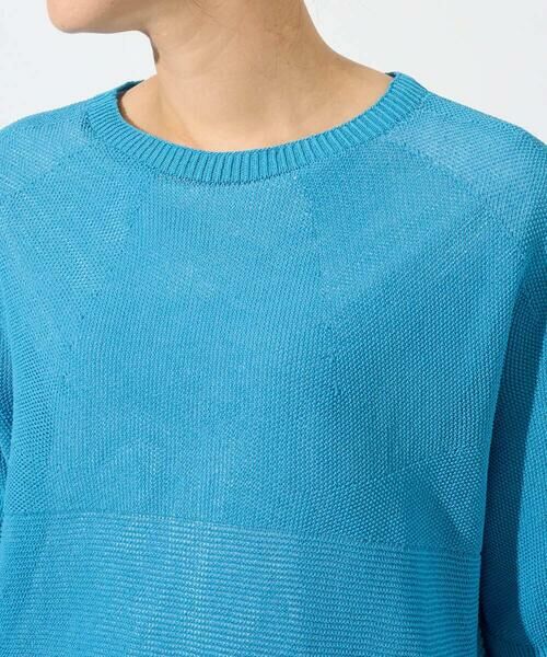 GEORGES RECH / ジョルジュ・レッシュ ニット・セーター | [日本製]ホールガーメントストレッチ5分袖ニット | 詳細16
