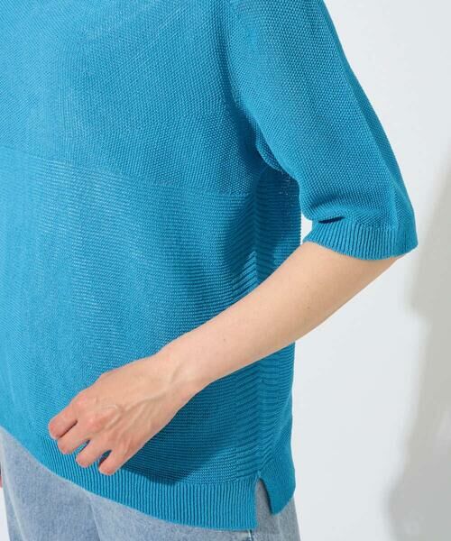 GEORGES RECH / ジョルジュ・レッシュ ニット・セーター | [日本製]ホールガーメントストレッチ5分袖ニット | 詳細17