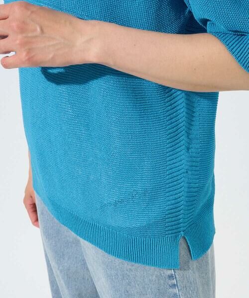 GEORGES RECH / ジョルジュ・レッシュ ニット・セーター | [日本製]ホールガーメントストレッチ5分袖ニット | 詳細18