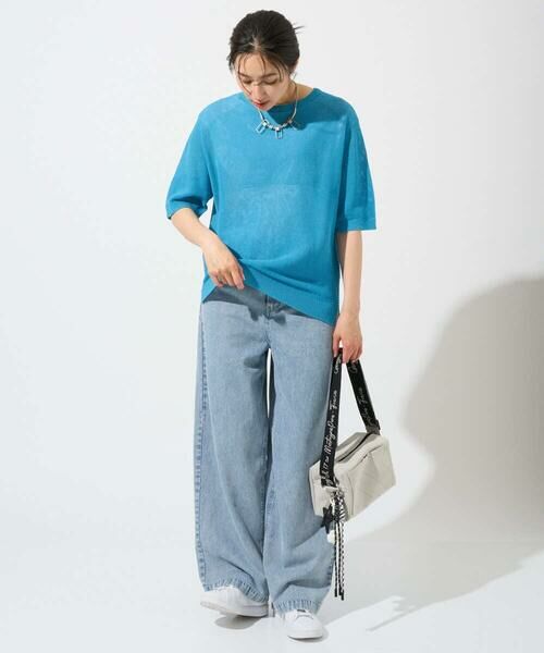 GEORGES RECH / ジョルジュ・レッシュ ニット・セーター | [日本製]ホールガーメントストレッチ5分袖ニット | 詳細2