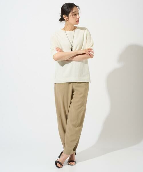 GEORGES RECH / ジョルジュ・レッシュ ニット・セーター | [日本製]ホールガーメントストレッチ5分袖ニット | 詳細3