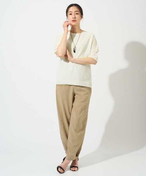 GEORGES RECH / ジョルジュ・レッシュ ニット・セーター | [日本製]ホールガーメントストレッチ5分袖ニット | 詳細4