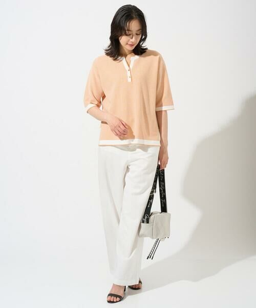 GEORGES RECH / ジョルジュ・レッシュ ニット・セーター | スクエアジャカードキーネックニット | 詳細3