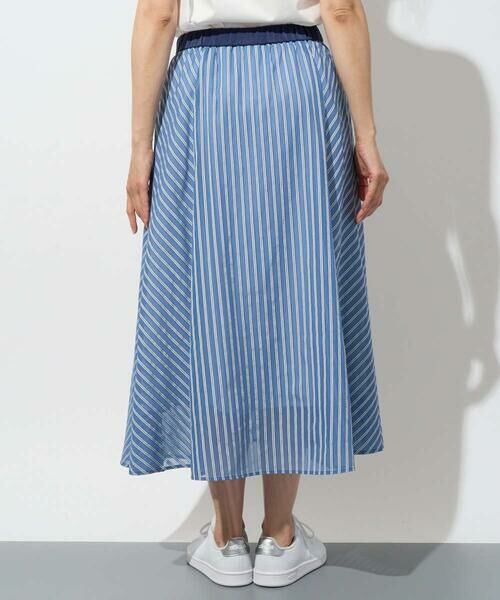 GEORGES RECH / ジョルジュ・レッシュ ロング・マキシ丈スカート | シアーストライプフレアスカート | 詳細14