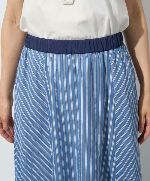 GEORGES RECH / ジョルジュ・レッシュ ロング・マキシ丈スカート | シアーストライプフレアスカート | 詳細15