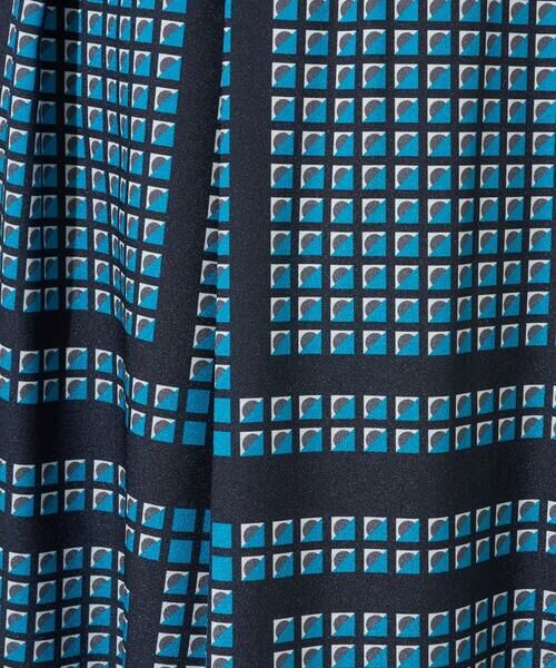 GEORGES RECH / ジョルジュ・レッシュ ロング・マキシ丈スカート | [日本製/セットアップ対応]ジオメトリックスカーフ柄スカート | 詳細14