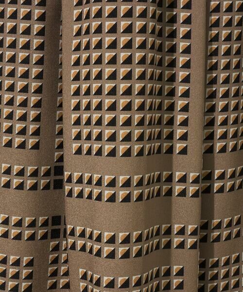 GEORGES RECH / ジョルジュ・レッシュ ロング・マキシ丈スカート | [日本製/セットアップ対応]ジオメトリックスカーフ柄スカート | 詳細15