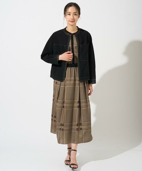 GEORGES RECH / ジョルジュ・レッシュ ロング・マキシ丈スカート | [日本製/セットアップ対応]ジオメトリックスカーフ柄スカート | 詳細5