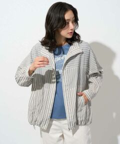 GEORGES RECH / ジョルジュ・レッシュ その他アウター | シアーストライプスタンドカラーブルゾン