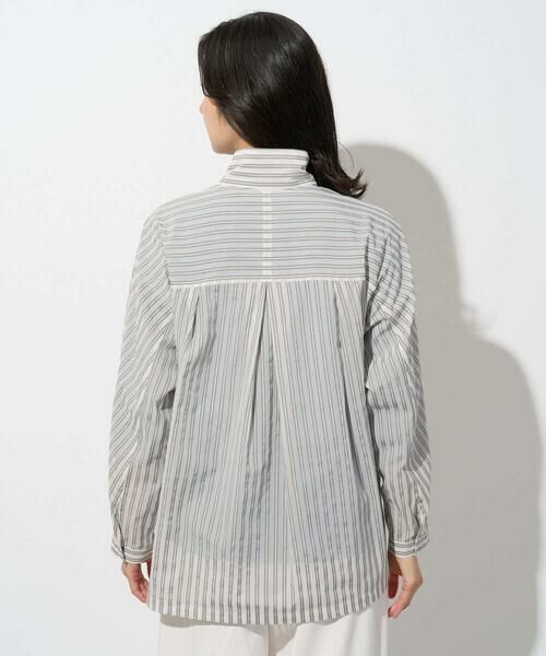 GEORGES RECH / ジョルジュ・レッシュ その他アウター | シアーストライプスタンドカラーブルゾン | 詳細10