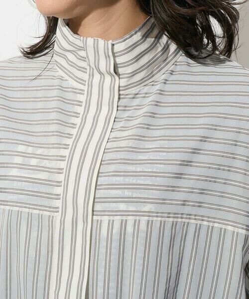 GEORGES RECH / ジョルジュ・レッシュ その他アウター | シアーストライプスタンドカラーブルゾン | 詳細11