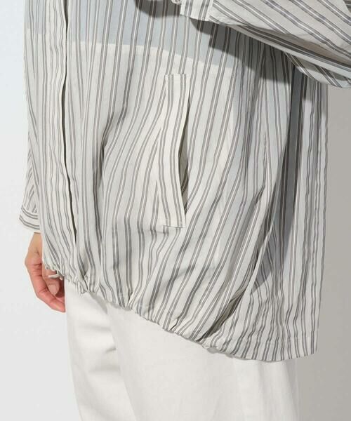 GEORGES RECH / ジョルジュ・レッシュ その他アウター | シアーストライプスタンドカラーブルゾン | 詳細14