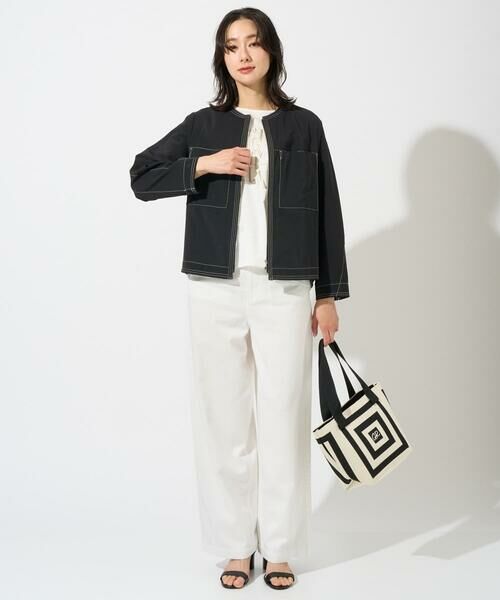 GEORGES RECH / ジョルジュ・レッシュ ノーカラージャケット | [セットアップ対応]ノーカラージップジャケット | 詳細2