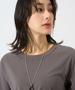 GEORGES RECH / ジョルジュ・レッシュ カットソー | [セットアップ対応]ドライタッチジャージーセミフレアプルオーバー