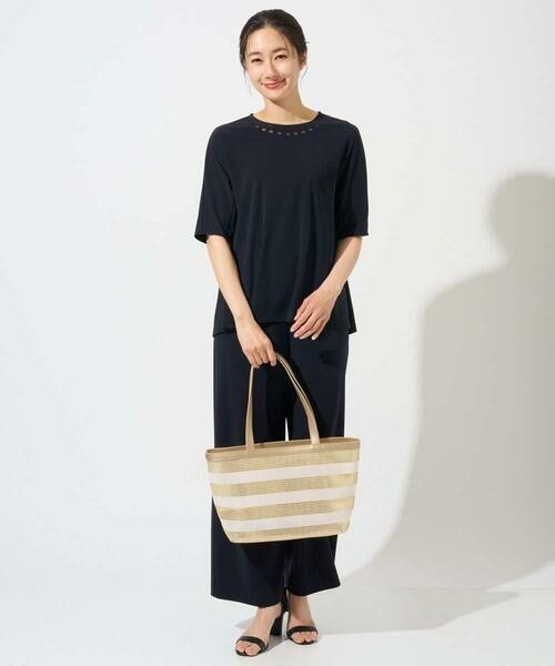 GEORGES RECH / ジョルジュ・レッシュ カットソー | [セットアップ対応]ドライタッチジャージーセミフレアプルオーバー | 詳細1