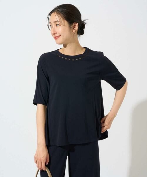 GEORGES RECH / ジョルジュ・レッシュ カットソー | [セットアップ対応]ドライタッチジャージーセミフレアプルオーバー | 詳細11