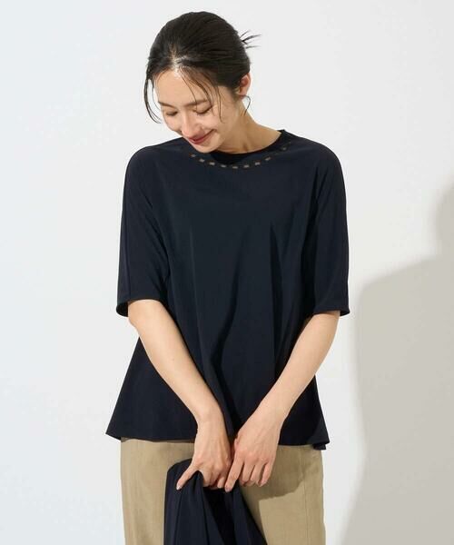 GEORGES RECH / ジョルジュ・レッシュ カットソー | [セットアップ対応]ドライタッチジャージーセミフレアプルオーバー | 詳細12