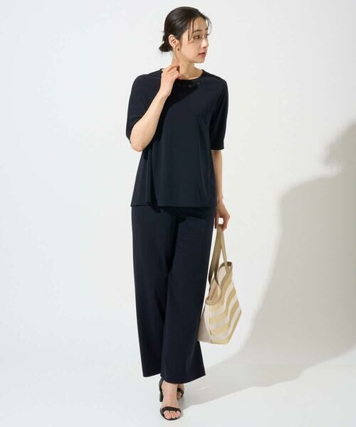 GEORGES RECH / ジョルジュ・レッシュ カットソー | [セットアップ対応]ドライタッチジャージーセミフレアプルオーバー | 詳細2