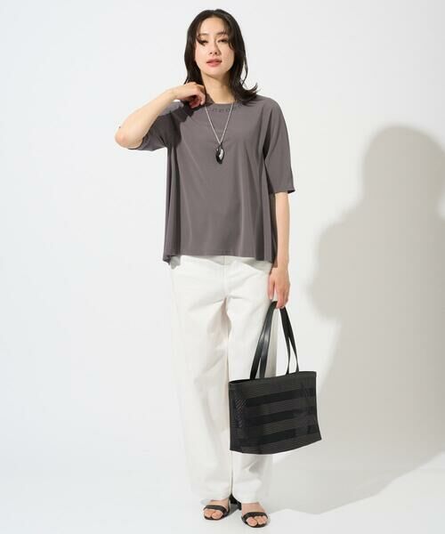 GEORGES RECH / ジョルジュ・レッシュ カットソー | [セットアップ対応]ドライタッチジャージーセミフレアプルオーバー | 詳細7