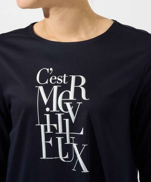 GEORGES RECH / ジョルジュ・レッシュ カットソー | メタリックロゴプリント5分袖カットソー | 詳細15