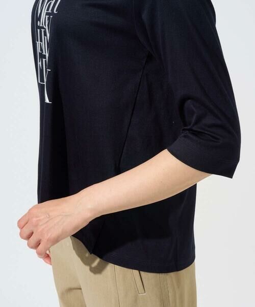 GEORGES RECH / ジョルジュ・レッシュ カットソー | メタリックロゴプリント5分袖カットソー | 詳細16