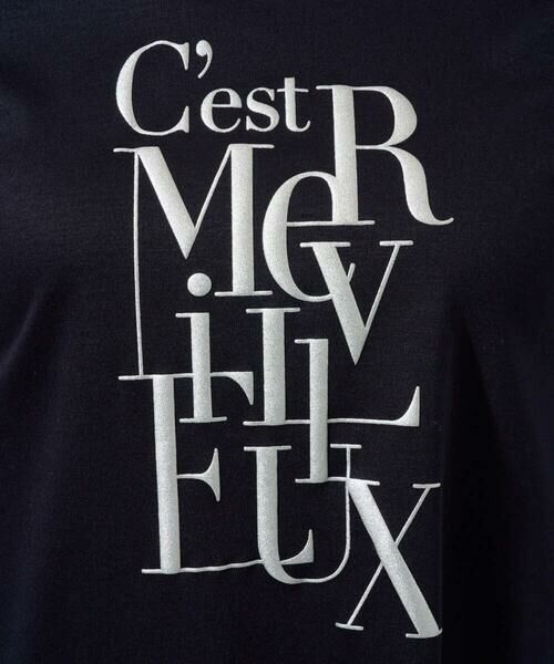 GEORGES RECH / ジョルジュ・レッシュ カットソー | メタリックロゴプリント5分袖カットソー | 詳細18