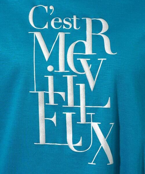 GEORGES RECH / ジョルジュ・レッシュ カットソー | メタリックロゴプリント5分袖カットソー | 詳細19