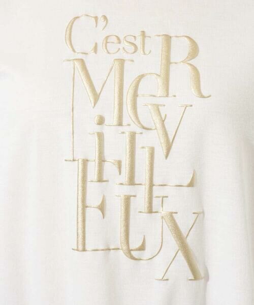 GEORGES RECH / ジョルジュ・レッシュ カットソー | メタリックロゴプリント5分袖カットソー | 詳細20