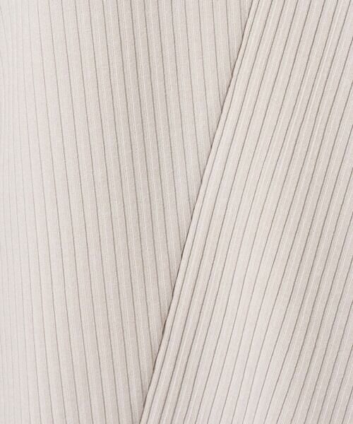 GEORGES RECH / ジョルジュ・レッシュ カットソー | [日本製]バイヤスストレッチリブ5分袖カットソー | 詳細17