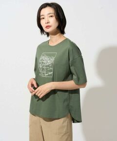 GEORGES RECH / ジョルジュ・レッシュ カットソー | [接触冷感]ドライコットン刺繍カットソー