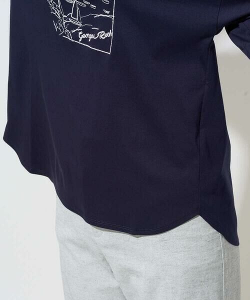 GEORGES RECH / ジョルジュ・レッシュ カットソー | [接触冷感]ドライコットン刺繍カットソー | 詳細17
